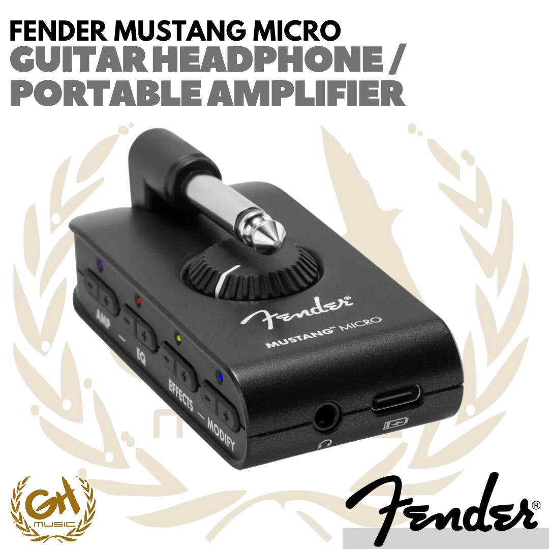 FENDER MUSTANG MICRO | GUITAR HEADPHONE PORTABLE AMPLIFIER