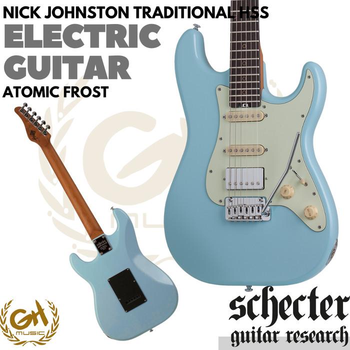 SCHECTER NICK JOHNSTON TRADITIONAL HSS ELECTRIC GUITAR, GITAR ELEKTRIK