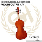 CREMONA HV100 VIOLIN OUTFIT 4/4 3/4 1/2 | Biola HV 100
