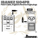 IBANEZ SI04PR Patch Cable, Angled & Reverse Angle plugs 0.4ft Jumper
