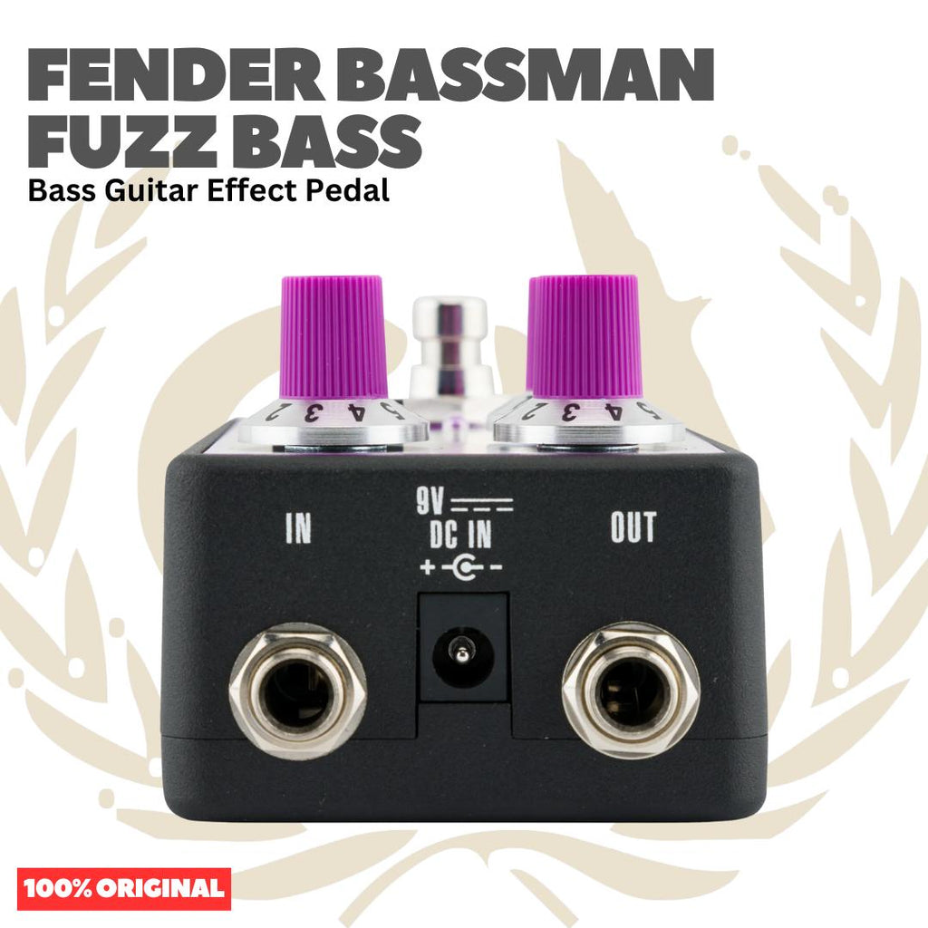 Fender Bassman Fuzz Bass Guitar Effects Pedal - Efek Pedal Gitar Bass