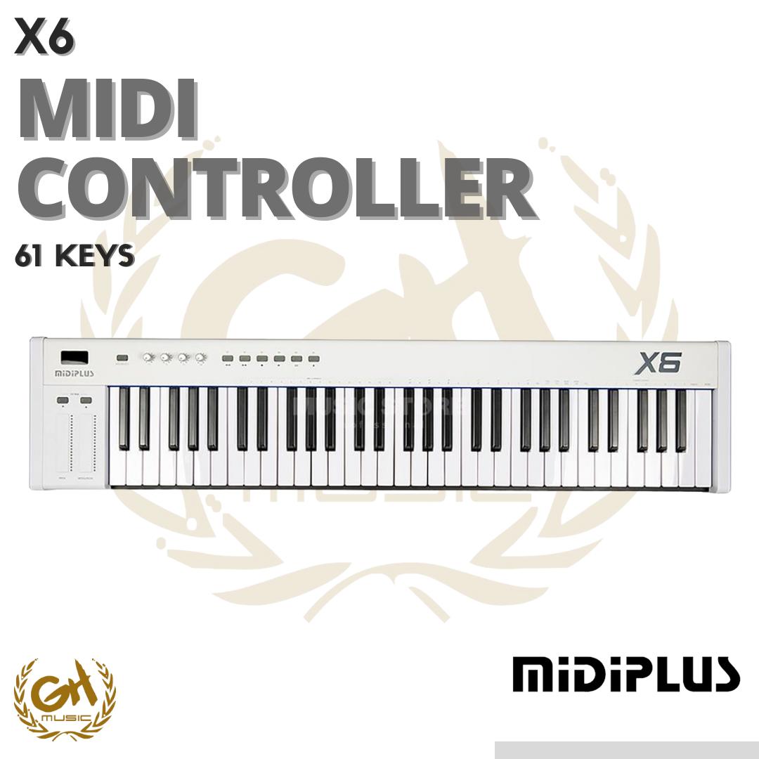 MIDIPLUS X6 61 KEYS PORTABLE KEYBOARD MIDI CONTROLLER