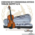 CREMONA HV100 VIOLIN OUTFIT 4/4 3/4 1/2 | Biola HV 100