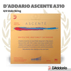 D'addario A310 4/4 Ascente Violin String Set - Senar Biola