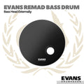 EVANS Remad Bass Drum Head - Membran Bass Drum