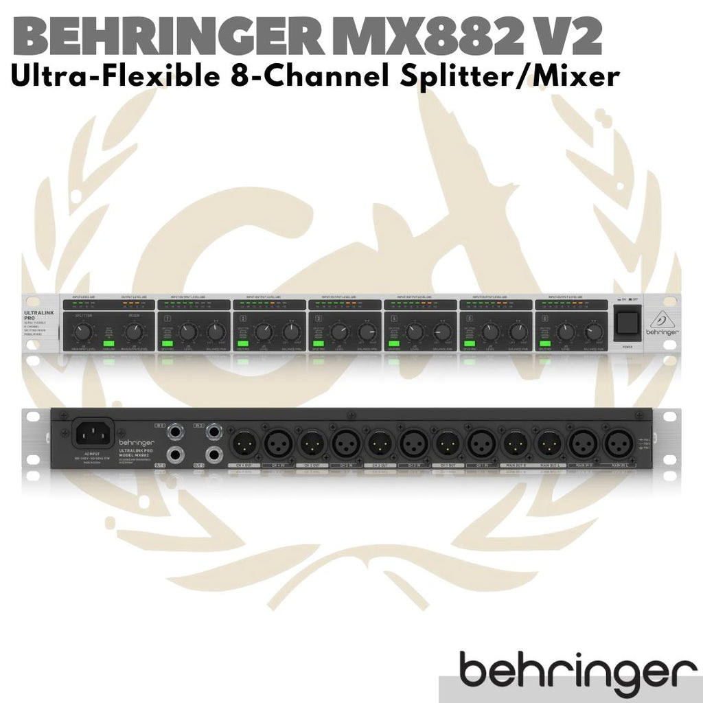 BEHRINGER ULTRALINK PRO MX882 V2 8 Channel Splitter / Mixer