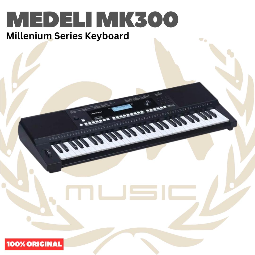 MEDELI MK300 61-Keys Millenium Series Keyboard Portable - MK-300 Keyboard Original Asli