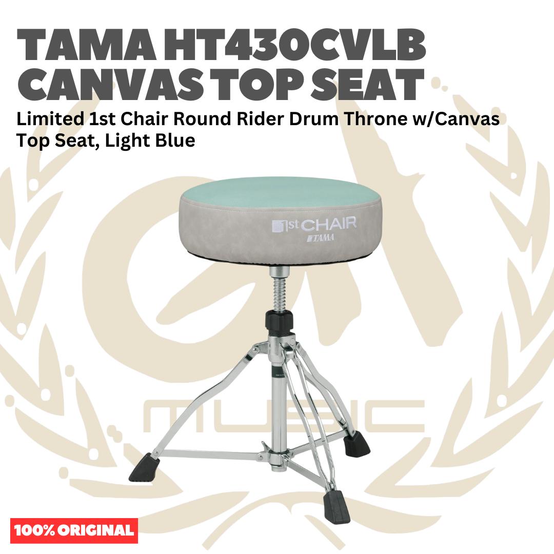 TAMA HT430CV Limited 1st Chair Round Rider Drum Throne w/Canvas Top Seat - Kursi Drum Bangku Drum