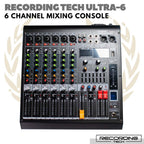 RECORDING TECH ULTRA 6 MIXING CONSOLE | Audio MIxer 6 Channel Ultra6