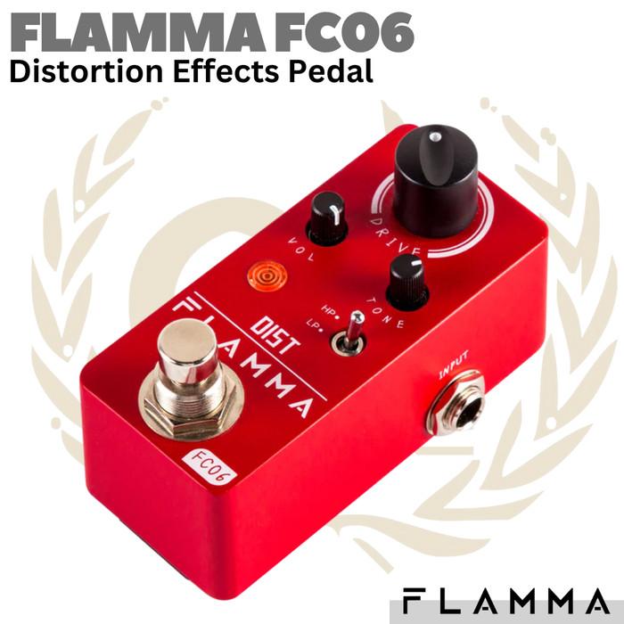 FLAMMA FC06 Distortion Effects Pedal | Efek Gitar Distorsi
