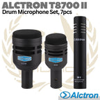 ALCTRON T8700 II MK2 Drum Set Microphone Kit, 7-pcs Mic