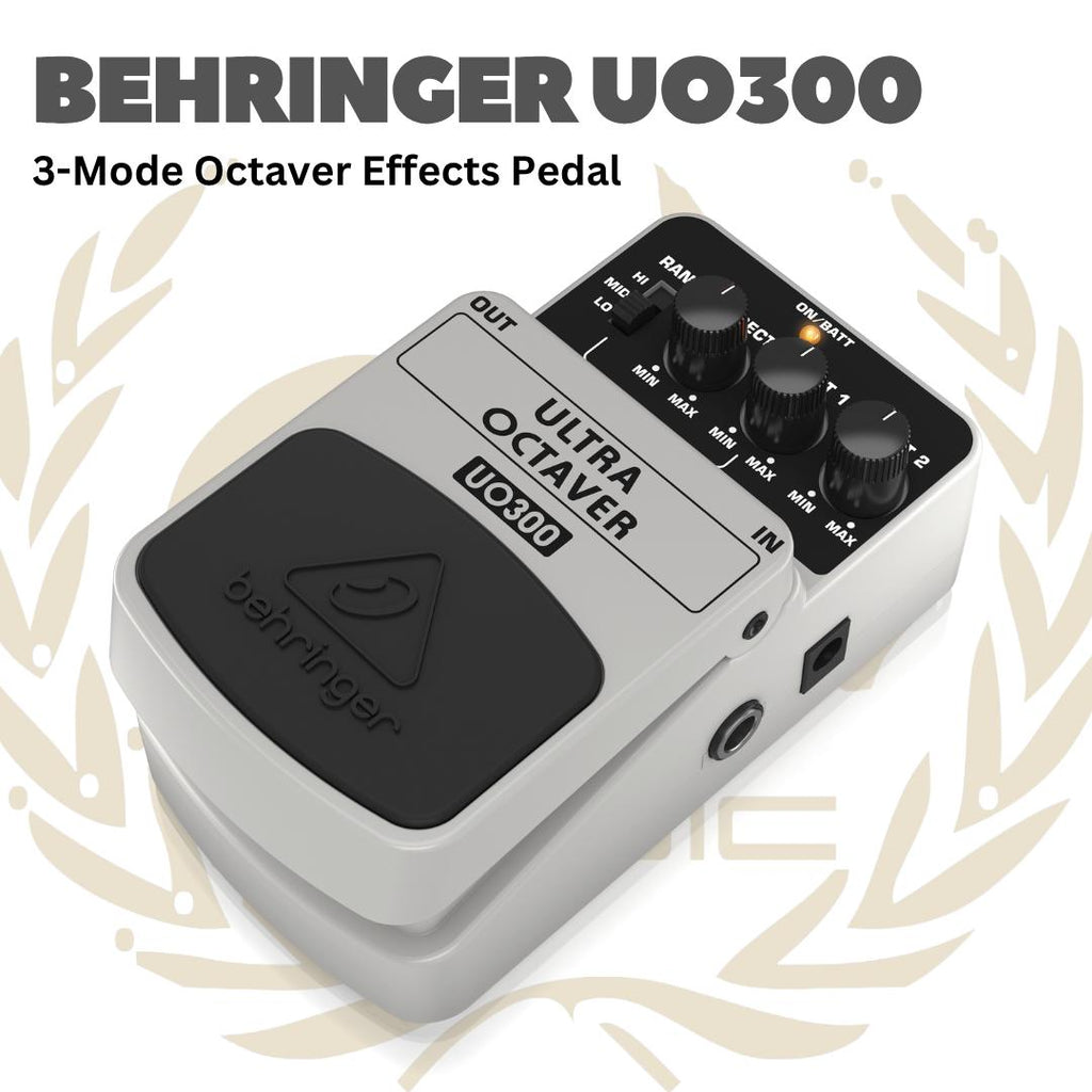 Behringer UO300 3-Mode Octaver Effects Pedal - Efek Pedal UO 300 | UO-300