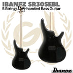 IBANEZ SR305EBL 5 Strings Left Handed Bass Guitar | Gitar Kidal Senar
