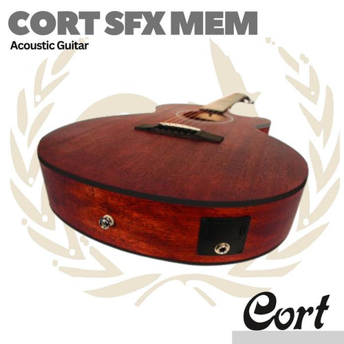 Cort SFX-MEM-OP Acoustic Guitar w/Bag - Gitar Akustik