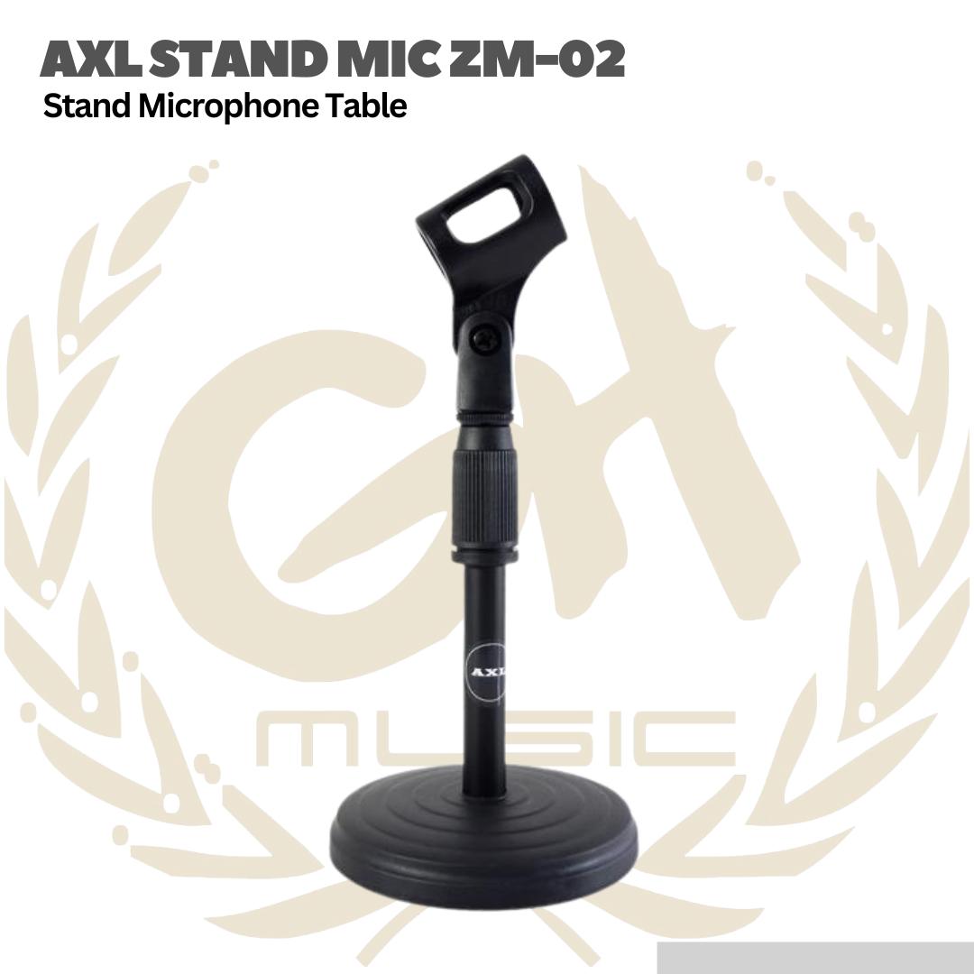 AXL Stand Microphone Table Holder ZM-02 - Stand Mic Meja