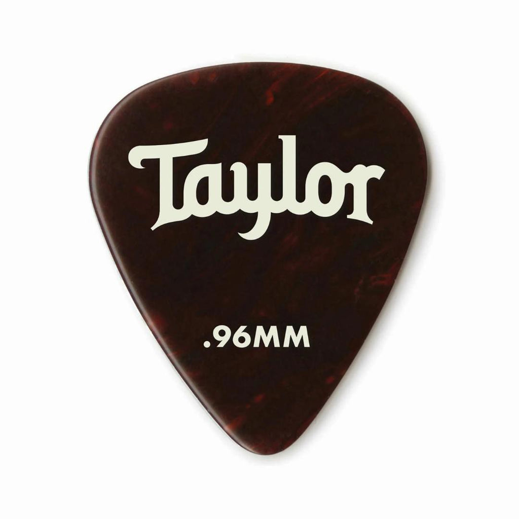 Taylor Celluloid 351 Picks, Tortoise 12-Pack - Pick Gitar Bass