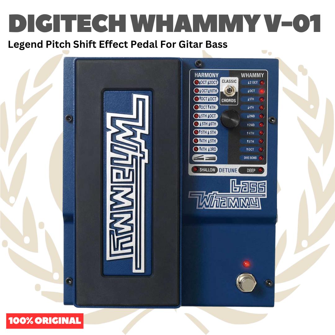 DIGITECH WHAMMY V-01 Legend Pitch Shift Effects Pedal For Bass Guitar - Efek Pedal Gitar Bass Original Asli