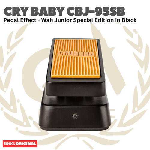 CRY BABY CBJ-95SB WAH JUNIOR Special Edition in Black Pedal Effect - Efek Pedal Gitar Bass Original Asli