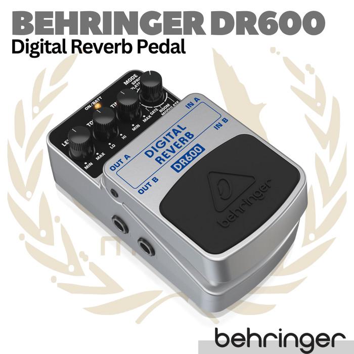 BEHRINGER DR600 Digital Stereo Reverb Pedal Effect | Efek Gitar