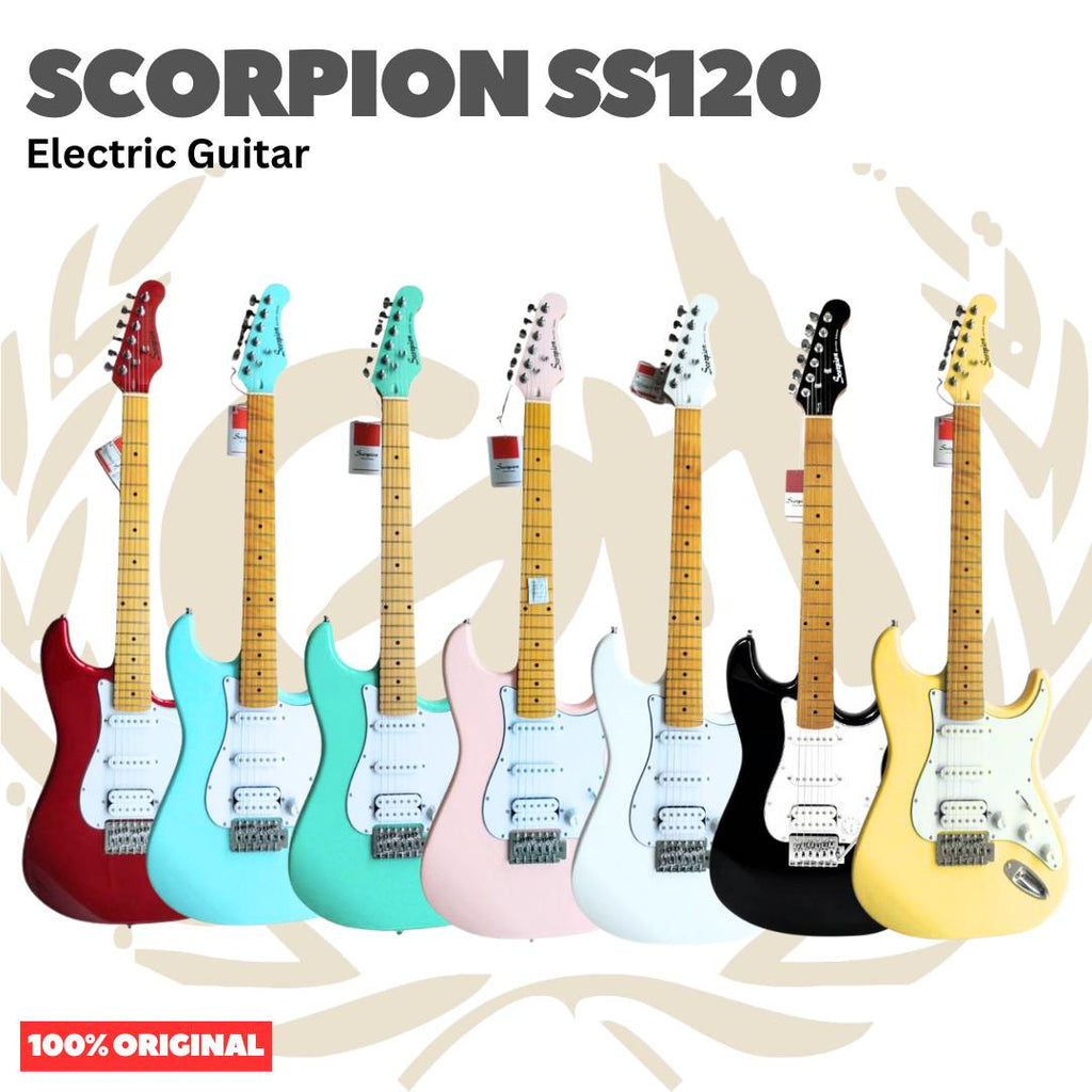 SCORPION SS120 Electric Guitar - Gitar Listrik Elektrik Original Asli
