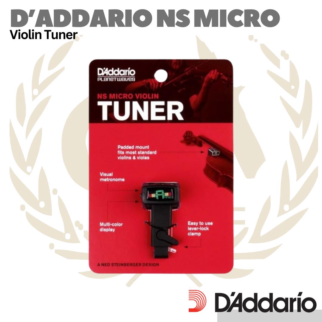 DADDARIO PLANET WAVES CHROMATIC MICRO VIOLIN BIOLA TUNER PW-CT-14