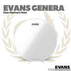 Evans Genera Resonant Clear Drum Head - Membran Drum