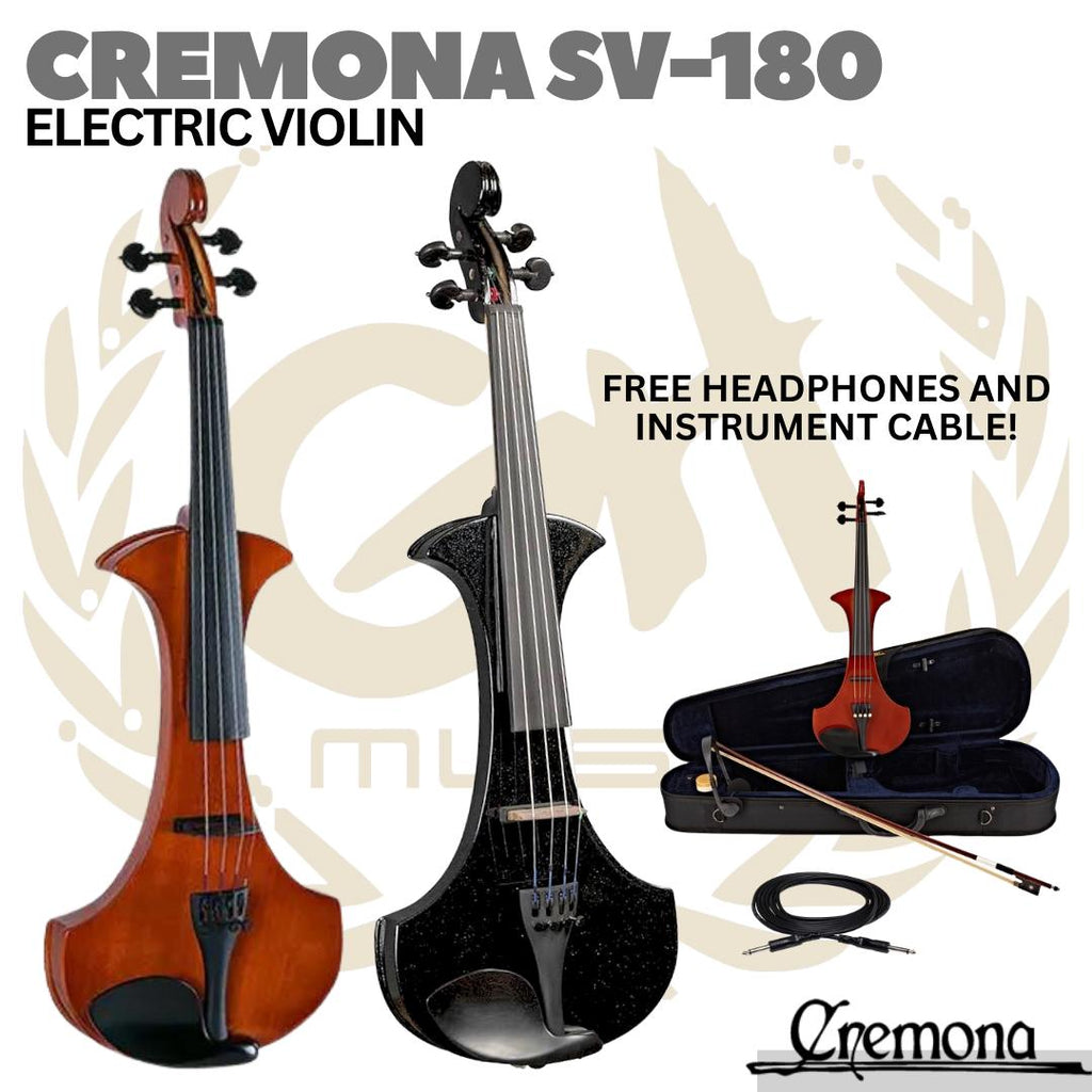 CREMONA SV180 Electric Violin Outfit | Biola Elektrik SV-180