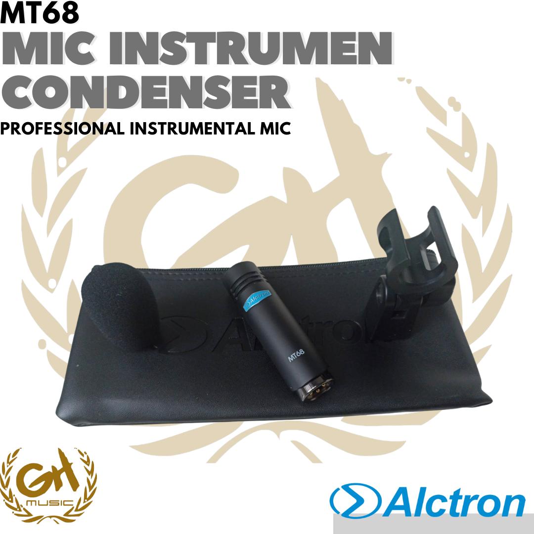 ALCTRON MT68 CONDENSER INSTRUMENT MICROPHONE - Mic Instrumen Condenser
