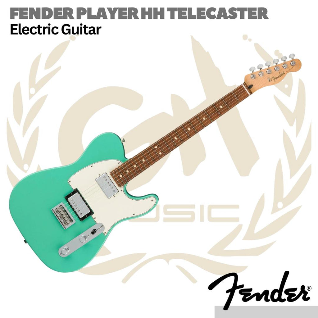 Fender Player Telecaster HH Electric Guitar, Pau Ferro FBv- Gitar Listrik