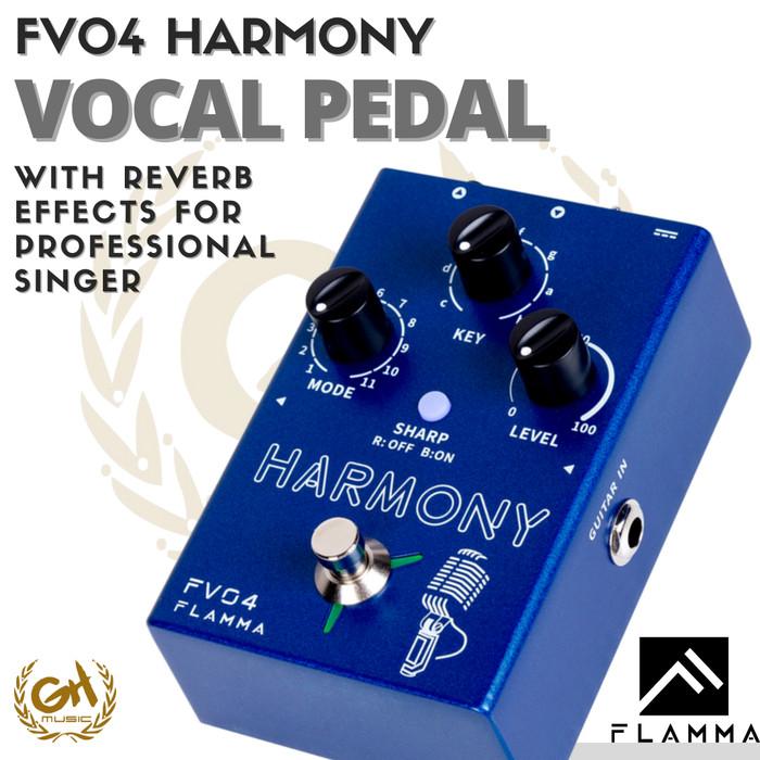 FLAMMA FV04 HARMONY, VOCAL PEDAL WITH REVERB EFFECTS