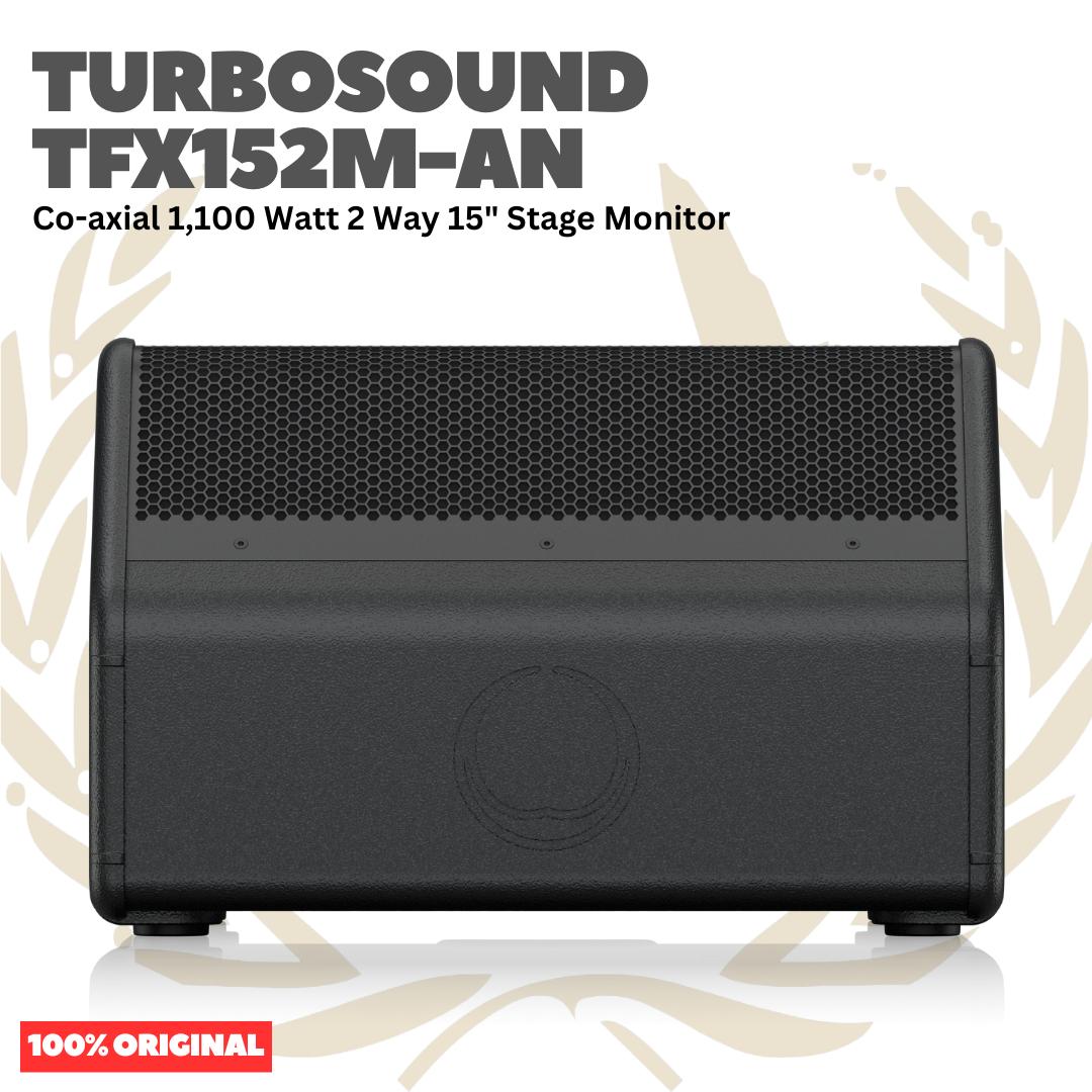 TURBOSOUND TFX152M-AN Co-axial 1100 Watt 2 Way 15" Stage Monitor with DSP Technology and ULTRANET - Speaker Monitor Aktif Smart Speaker Portable Panggung Original Asli