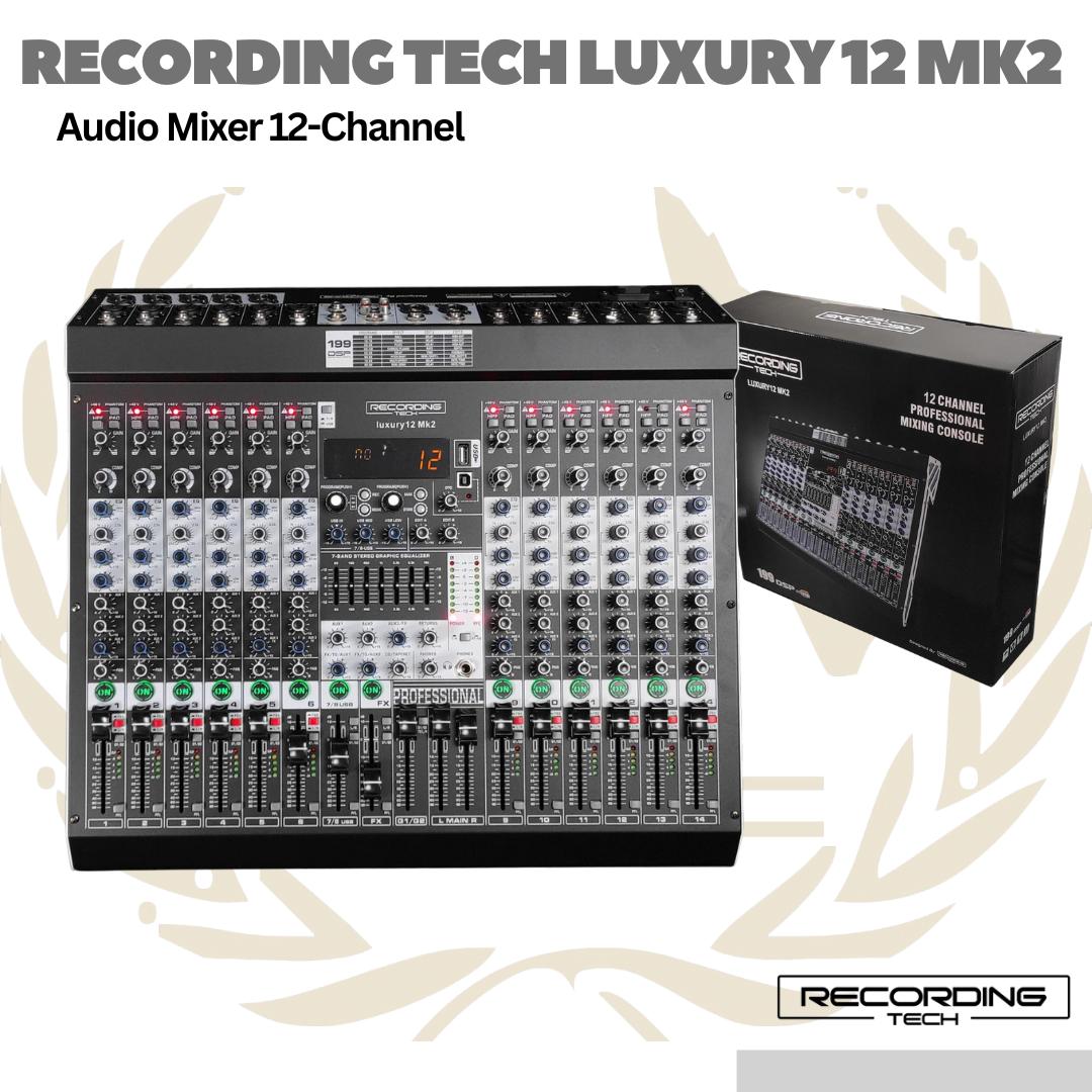 RECORDING TECH LUXURY MK2 MIXING CONSOLE | 4 6 8 12  Audio Mixer Channel