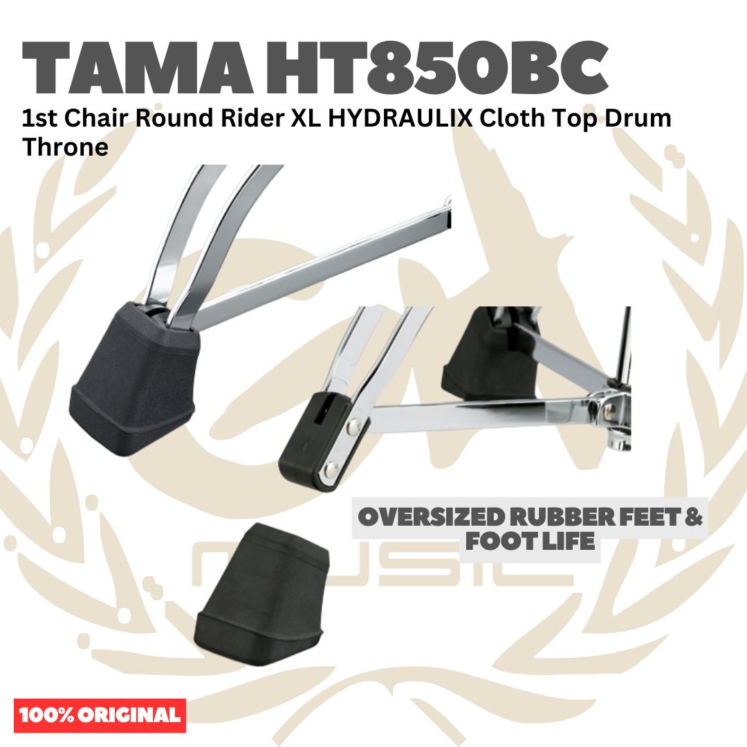 TAMA HT850BC 1st Chair Round Rider XL HYDRAULIX Cloth Top Drum Throne - Kursi Drum