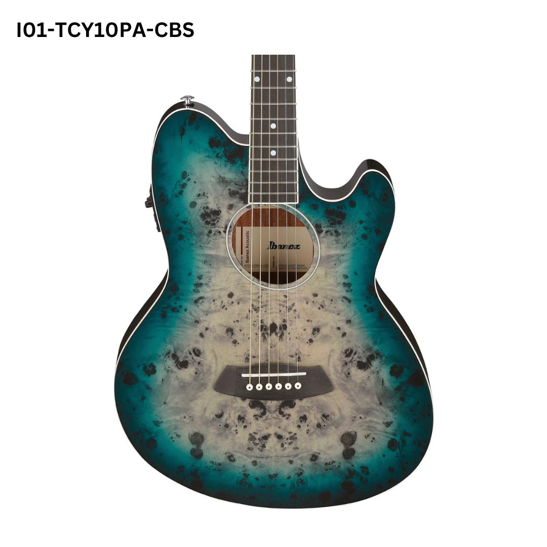 Ibanez TCY10PA Talman with Double Cutaway Body Acoustic-Electric Guitar - Gitar Akustik Elektrik