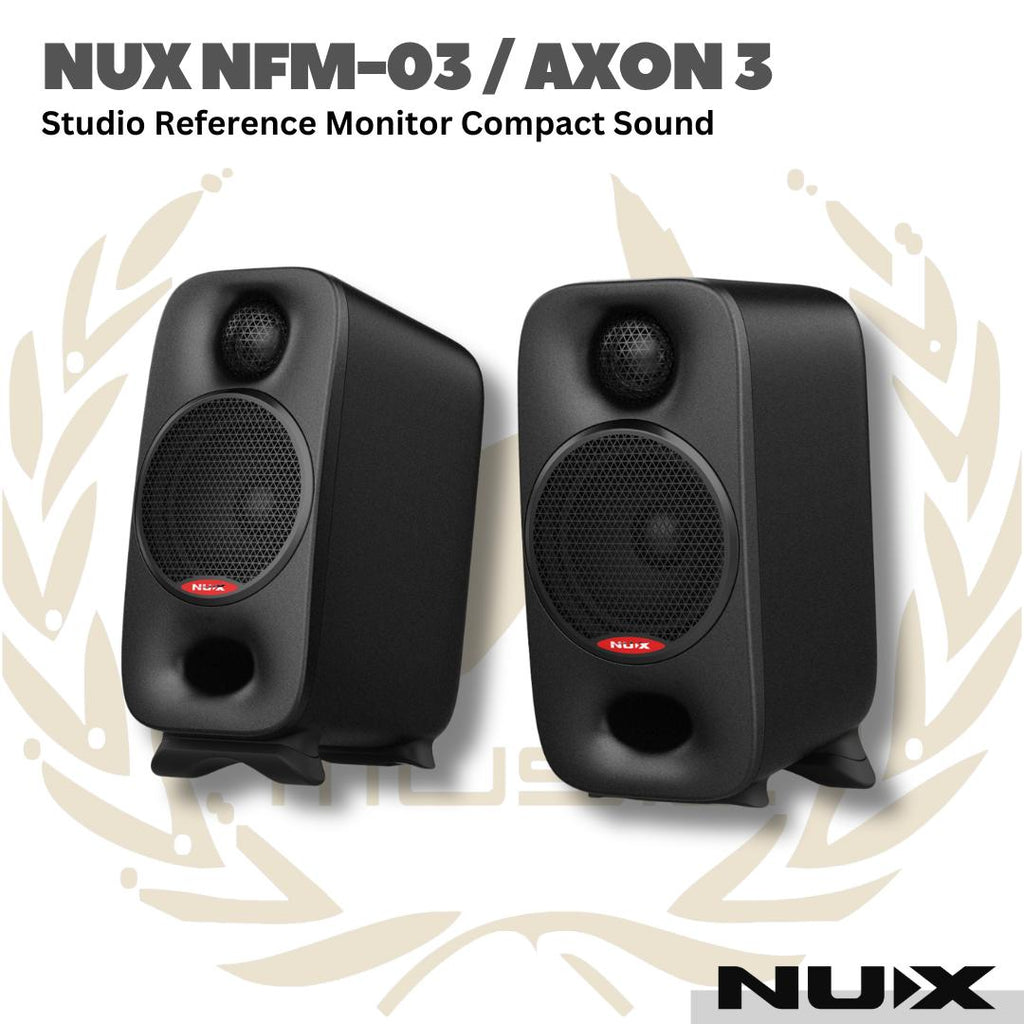 NUX NFM-03 AXON 3 STUDIO REFERENCE MONITOR COMPACT SOUND - SPEAKER MONITOR NFM03 AXON-3