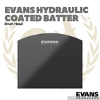 Evans Hydraulic Black Coated Snare Batter Drum Head - Membran Head