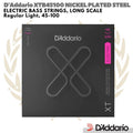D'Addario XTB45100 XT Long Scale Bass Guitar Strings | Senar 45 100