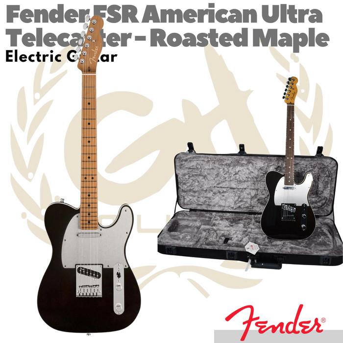 FENDER TELECASTER FSR American Ultra Electric Guitar, Roasted Maple FB