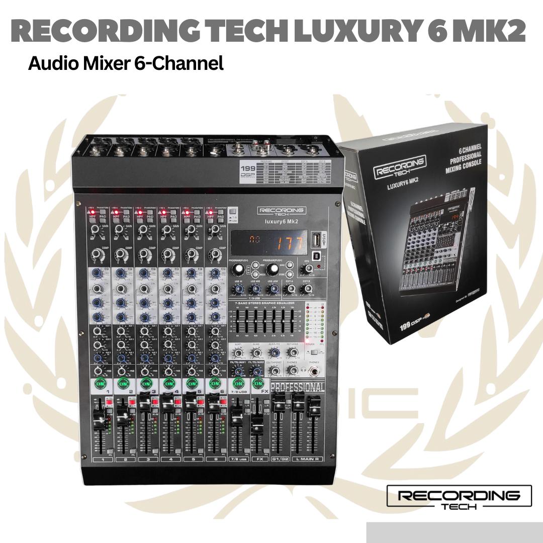 RECORDING TECH LUXURY MK2 MIXING CONSOLE | 4 6 8 12  Audio Mixer Channel