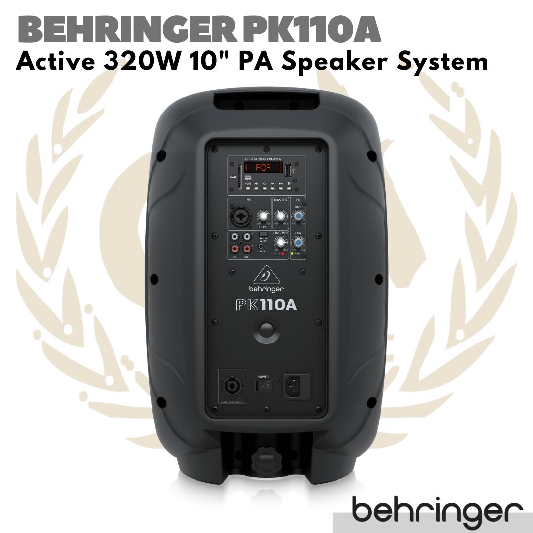 Behringer PK110A Active 320W 10 inch PA Speaker | Spiker Aktif PK110 A