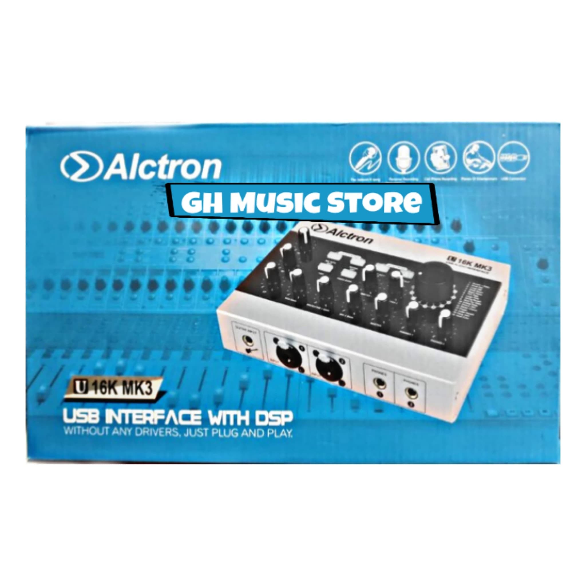 ALCTRON U16K MK3 SOUNDCARD RECORDING