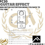 FLAMMA FC20 British Distortion - Efek Gitar