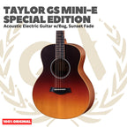 Taylor GS Mini-E Special Edition Acoustic Guitar w/Bag, - Gitar Akustik Elektrik Original Asli