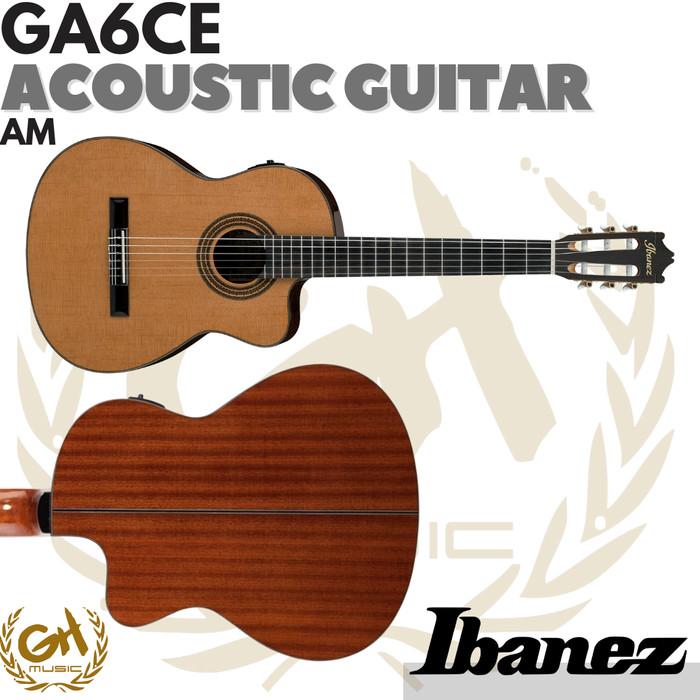 IBANEZ GA6CE ACOUSTIC GUITAR, GITAR AKUSTIK NILON