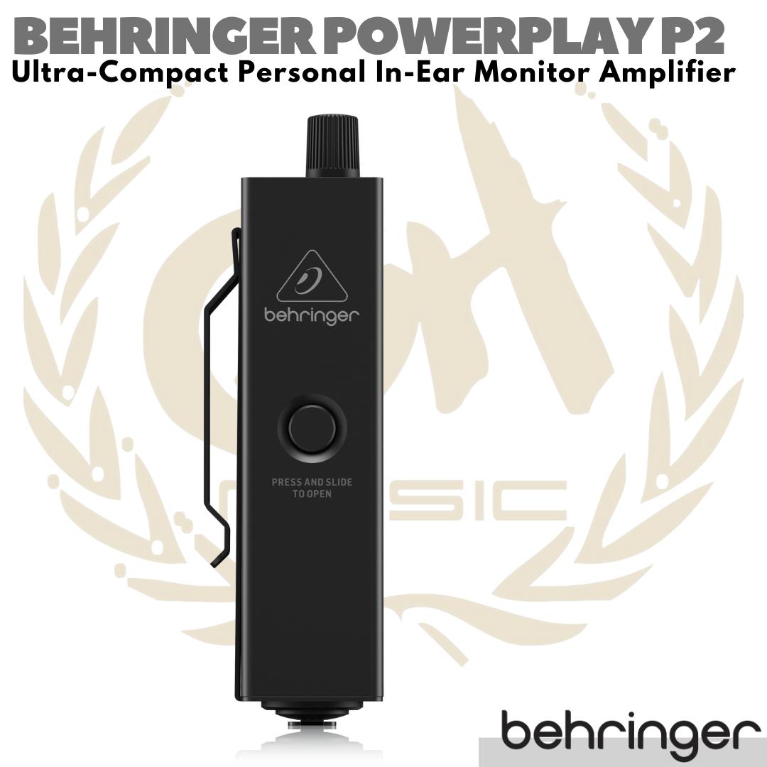 BEHRINGER POWERPLAY P2 Personal In Ear / Headphone Monitor Amplifier