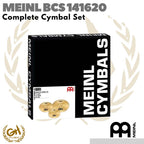 Meinl BCS141620 Complete Cymbal Set Hi hat 14", Crash 16", Ride 20"