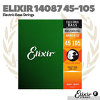 Elixir 14087 Nanoweb Extra Long Scale Electric Bass Strings 045-105 - Senar Bass Elektrik