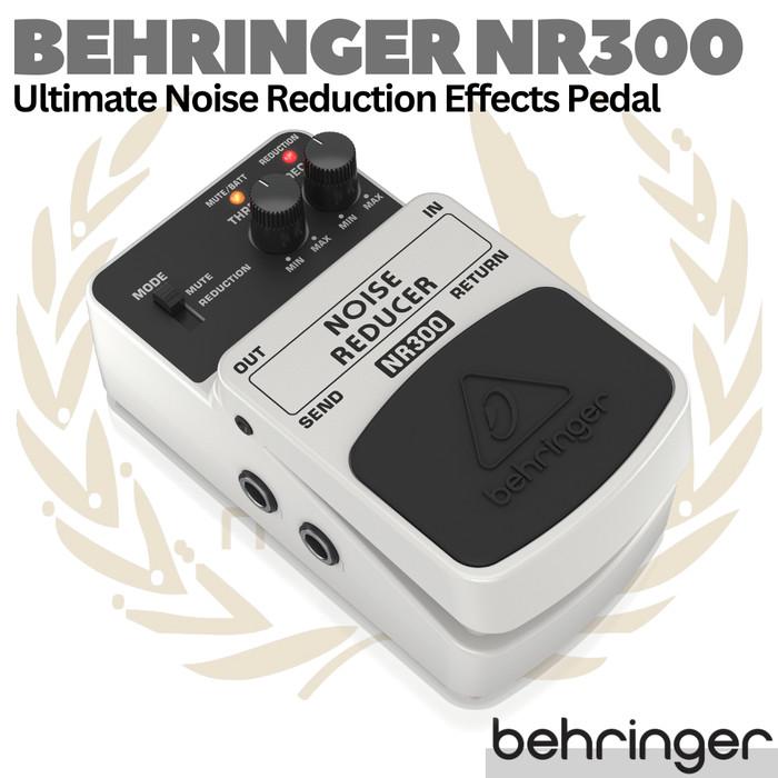 BEHRINGER NR300 Noise Reduction Effects Guitar Pedal | Reducer Efek