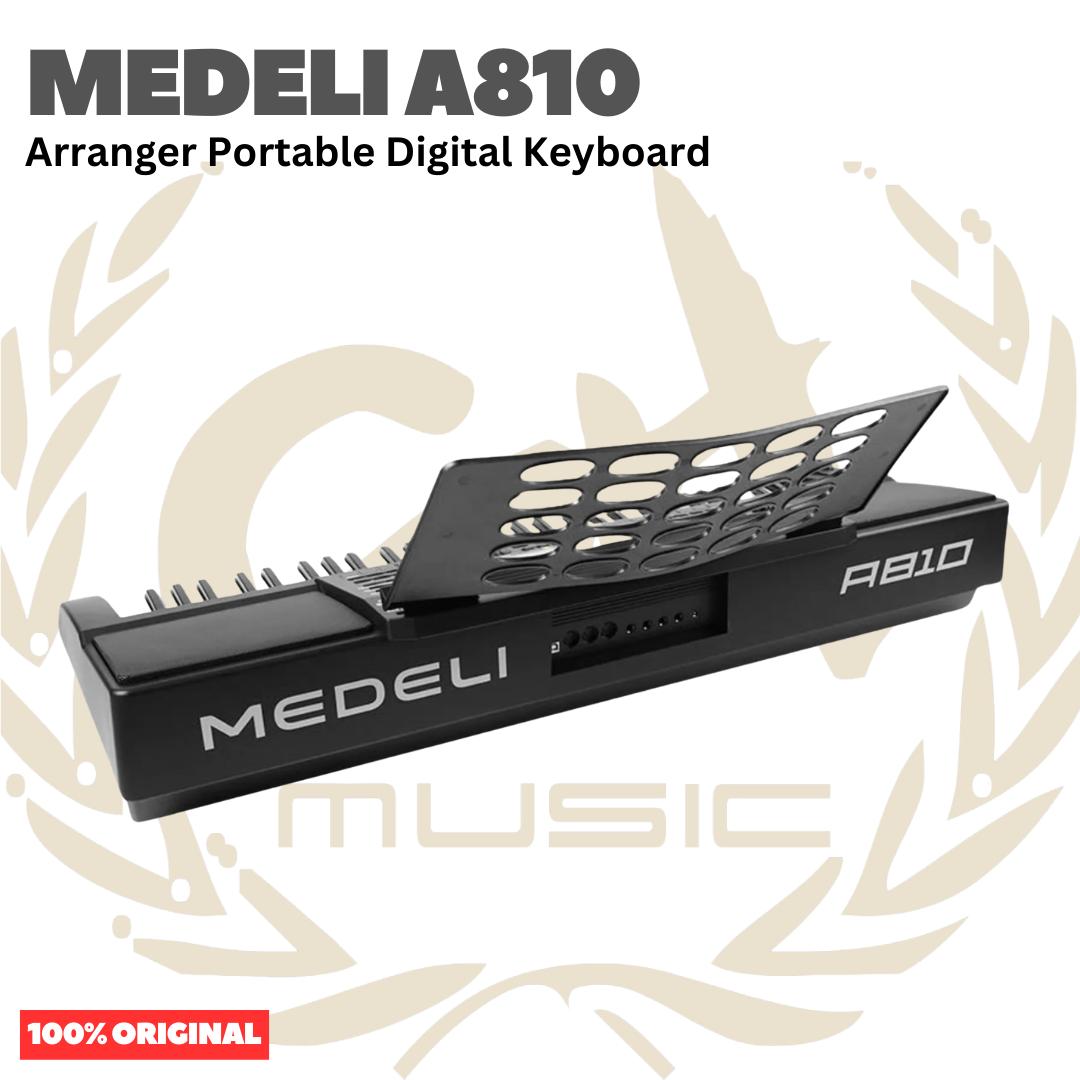 MEDELI A810 61-Keys Arranger Portable Digital Keyboard - A-810 Keyboard Original Asli