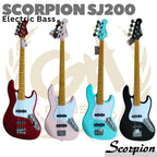 SCORPION SJ200 Electric Bass Guitar | Gitar Listrik Elektrik Jazz Bass